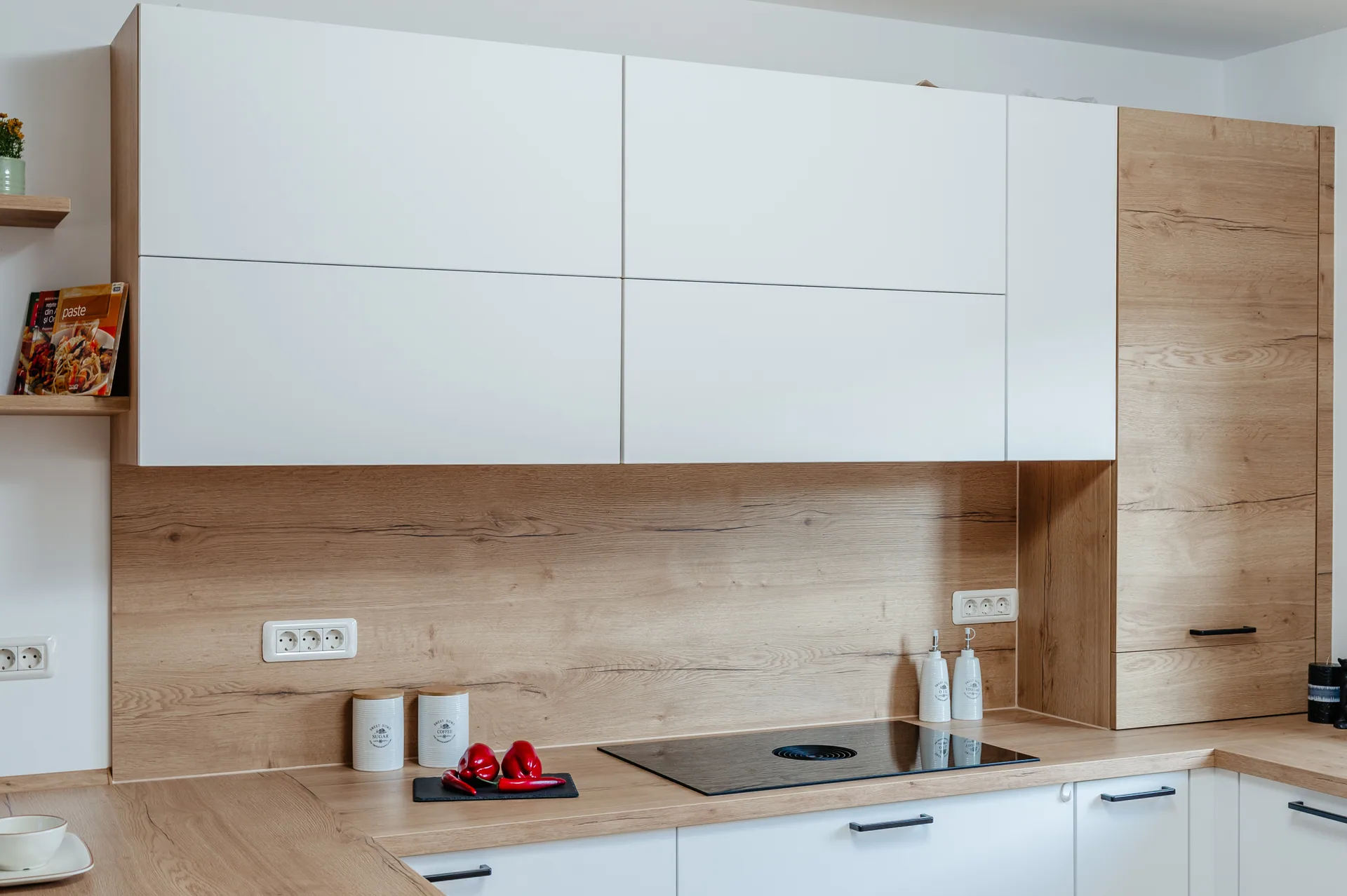 Plus — arctic white, blat oak ventura — poza 11
