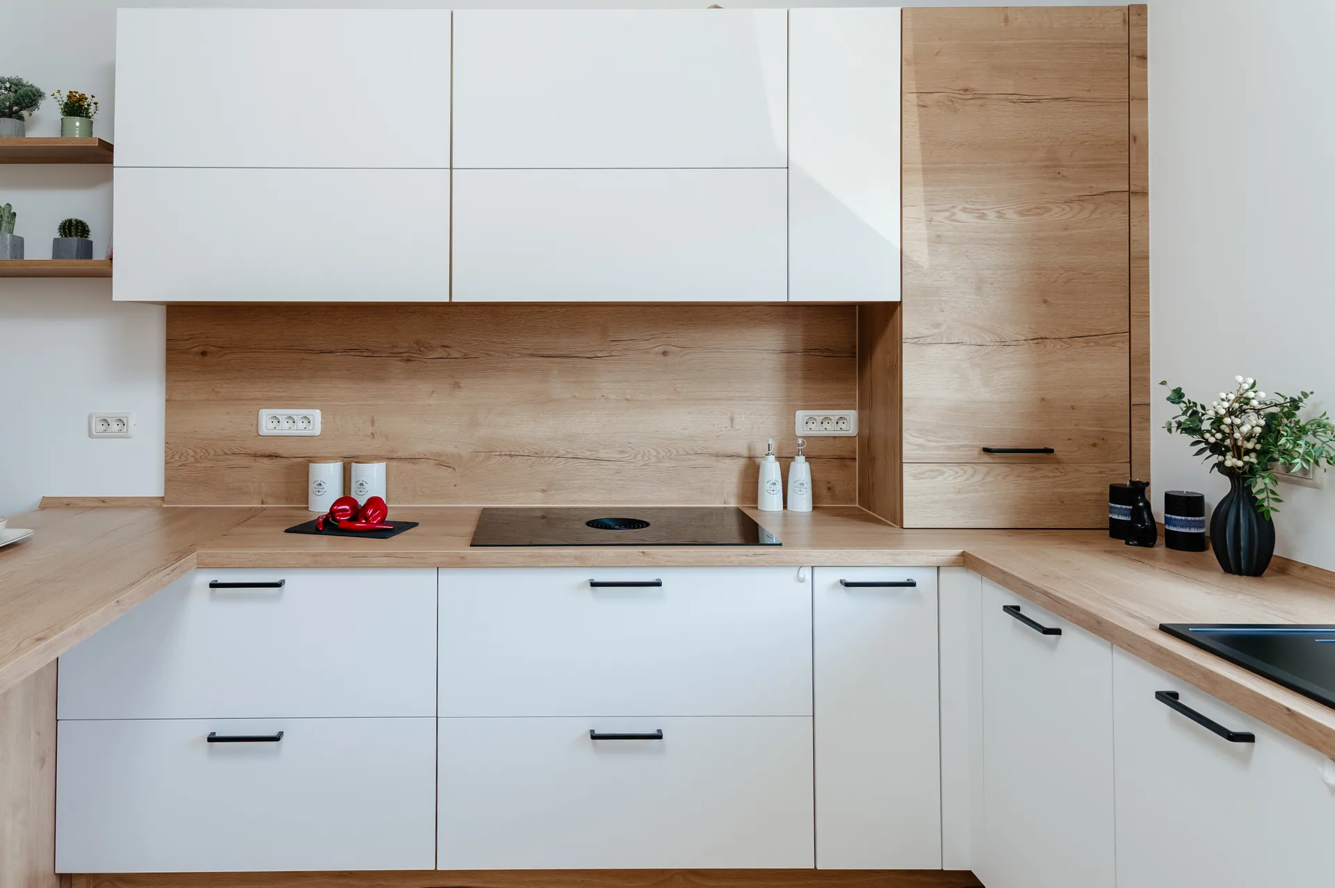 Plus — arctic white, blat oak ventura — poza 7