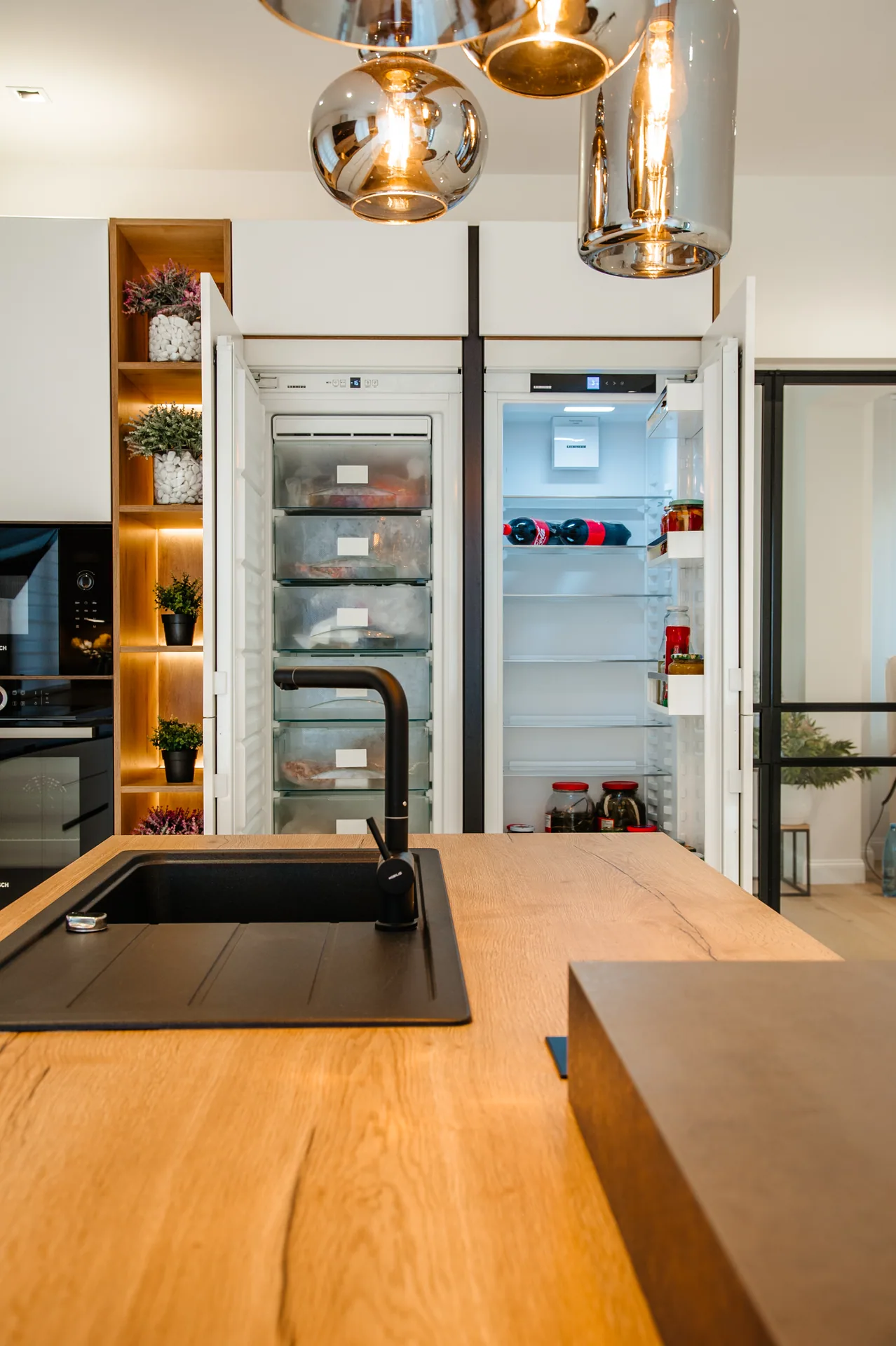 Plus — arctic white, blat oak ventura — poza 12