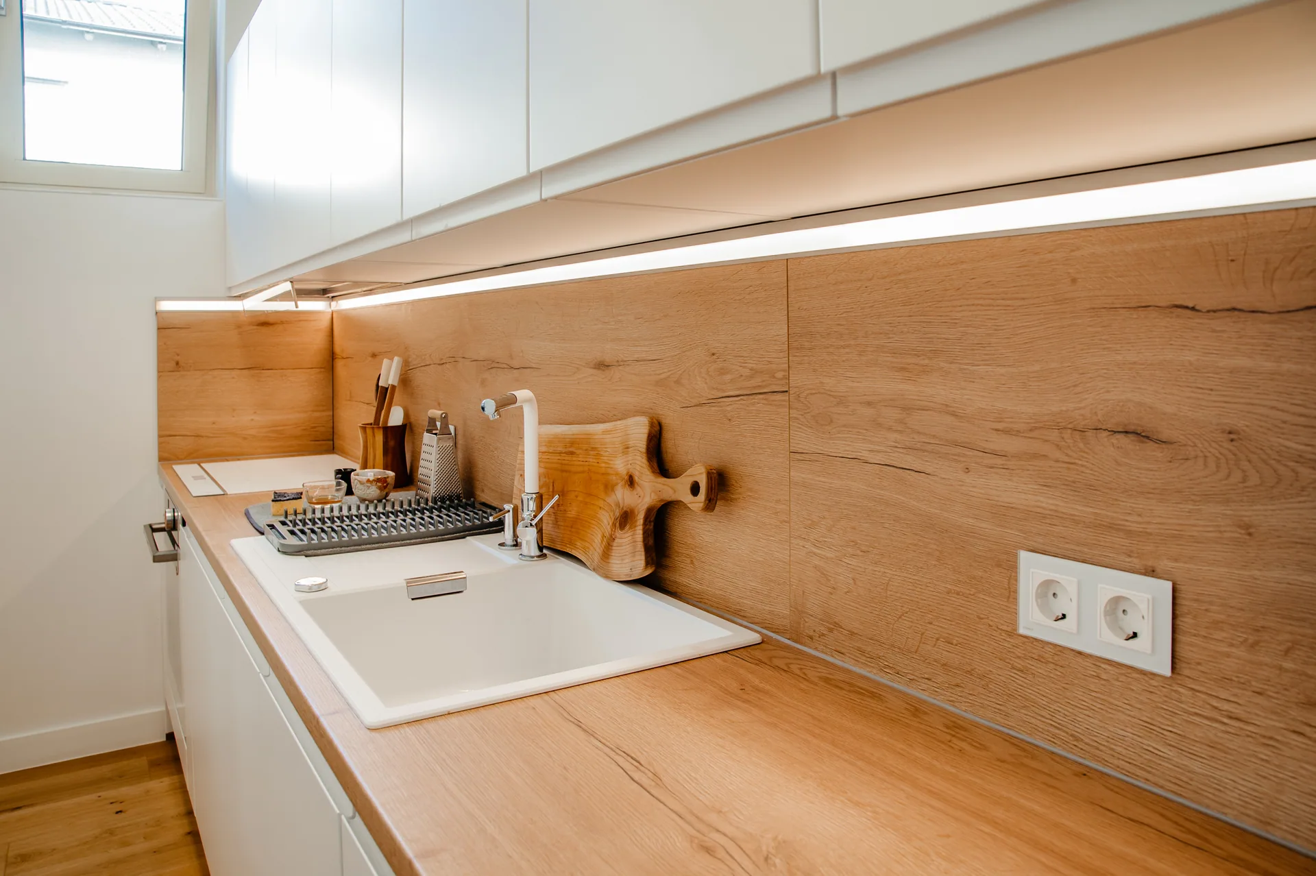 Sigma Lack — white, blat oak ventura — poza 5