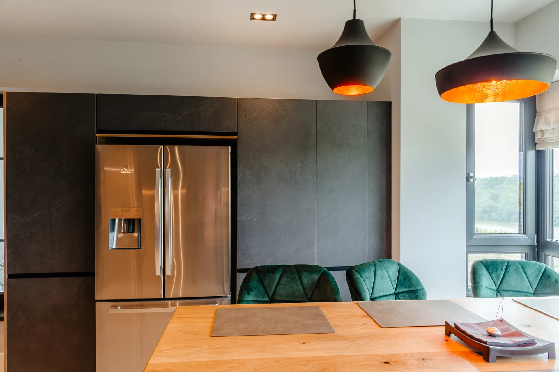 Stone — basalt, blat oak ventura — poza 8